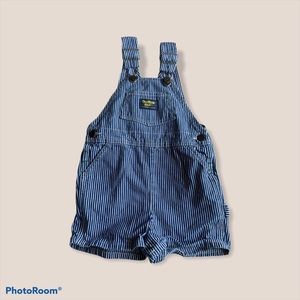 Oskkosh striped overalls
